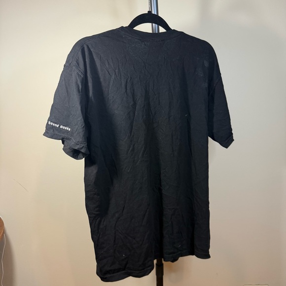 Black Graphic T-Shirt with White Design - Picture 7 of 7